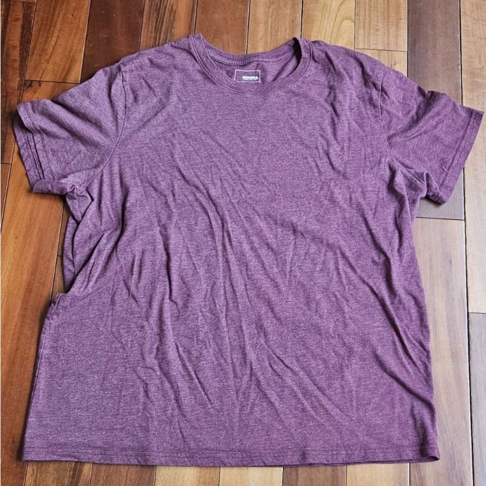 Sonoma Purple Men's Short Sleeve Shirt